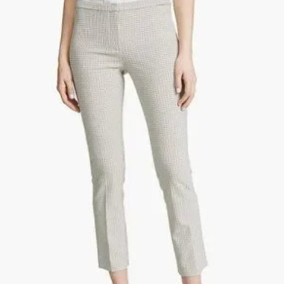 Theory Plaid Classic Skinny Pants - Picture 2 of 9